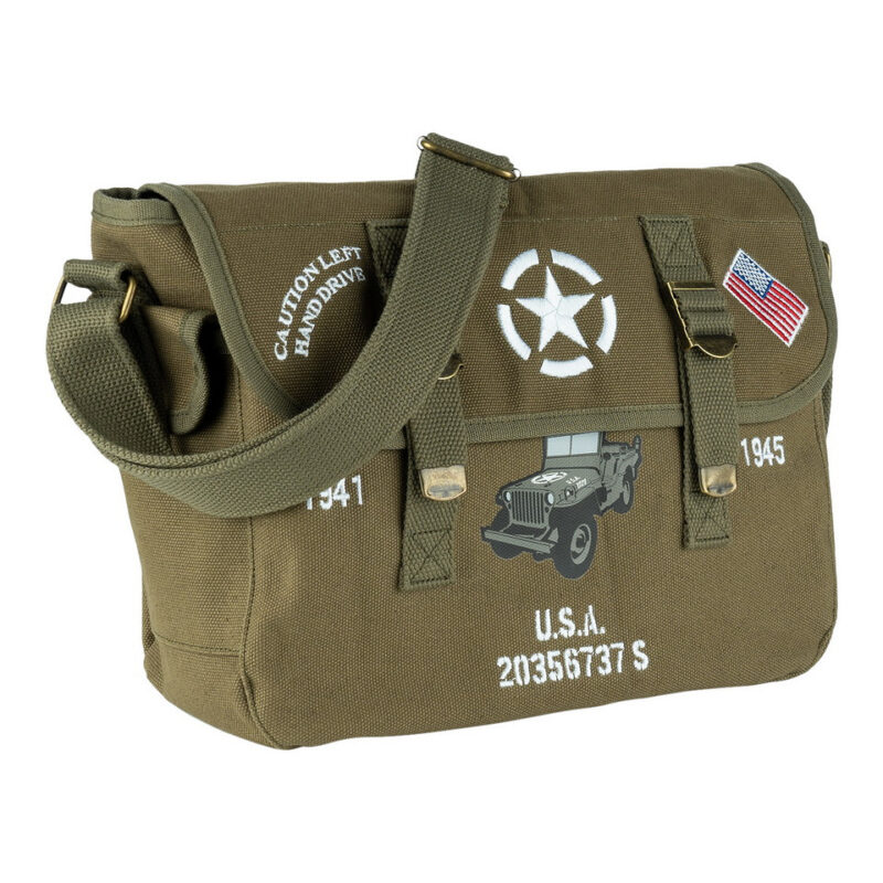 Canvas shoulder bag Willys USA