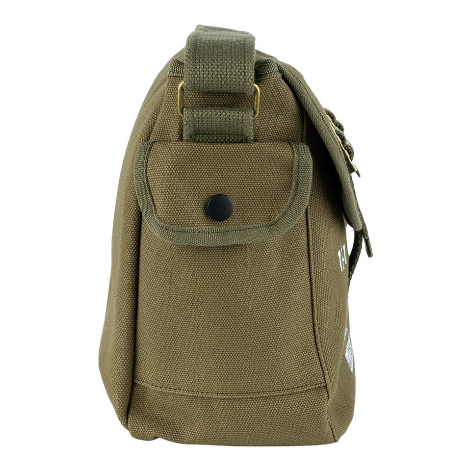 Canvas shoulder bag Willys USA - Afbeelding 3